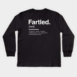 Fartled Kids Long Sleeve T-Shirt